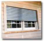 Stainless steel window shutter