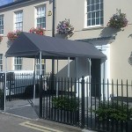 Walkway awning